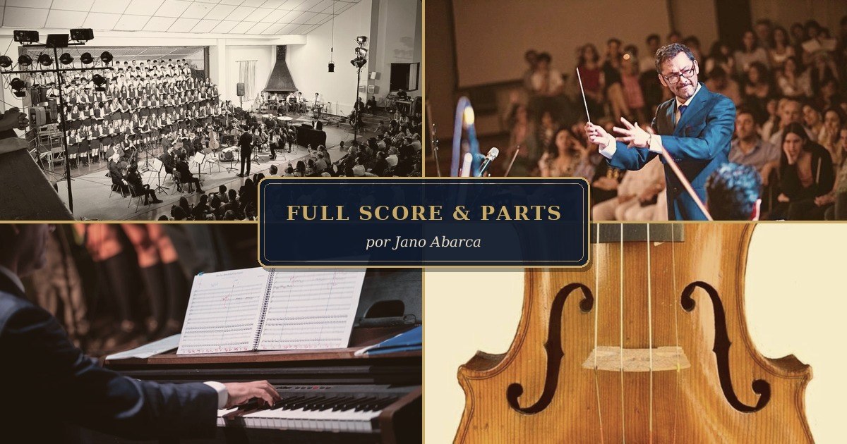 Full Score & Parts — arreglos orquestales de Jano Abarca